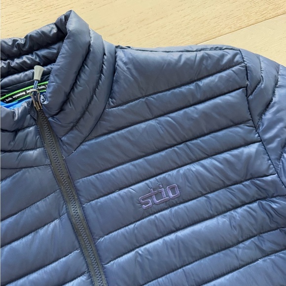 NWOT STIO Men's Pinion Down Sweater jacket quantum pertex M - Picture 6 of 11